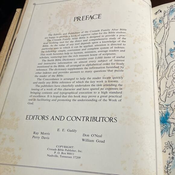 Holy Bible – KJV – 1950s–1970s – Unmarked – Family Edition – GUC - Illustrations - Picture 3 of 15